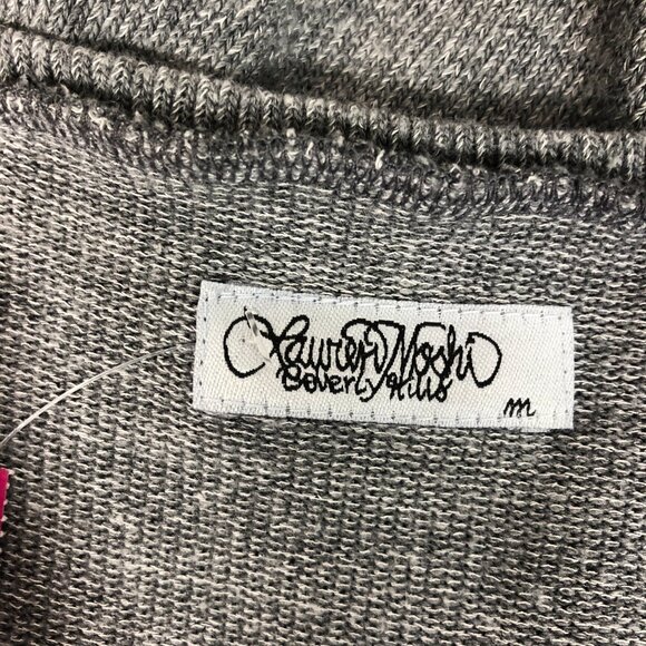 Lauren Moshi Gray V-neck Sweater Size Medium* - Picture 5 of 7